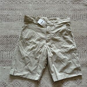 Crewcuts Kid’s Beige Flat Front Shorts